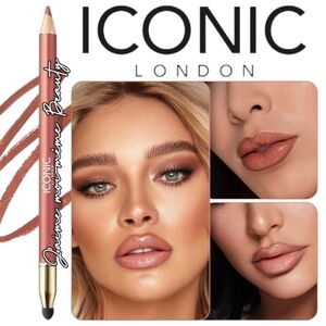 Iconic London Fuller Pout Plumping Sculpting Lip Liner Muted Berry Nude Sister